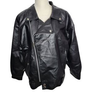 Women's faux leather jacket